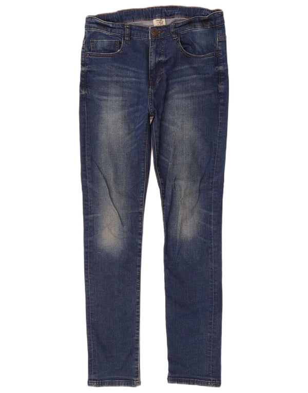 Zara Boys Slim Jeans 13-14 År W28 L30 Blå Bomuld