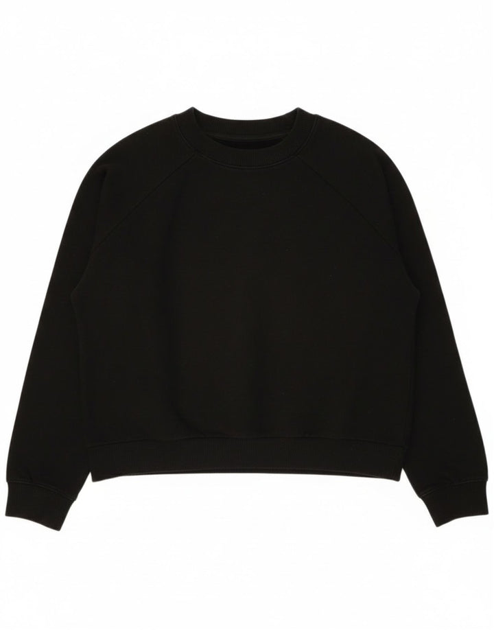 Vans Dame Grafisk Oversized Sweatshirt Jumper UK 10 Small Black Bomuld