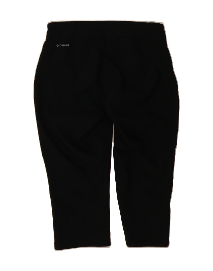 COLUMBIA Womens Omni-Shield Capri Leggings UK 12 Medium  Black Polyester Vintage Columbia and Second-Hand Columbia from Messina Hembry 