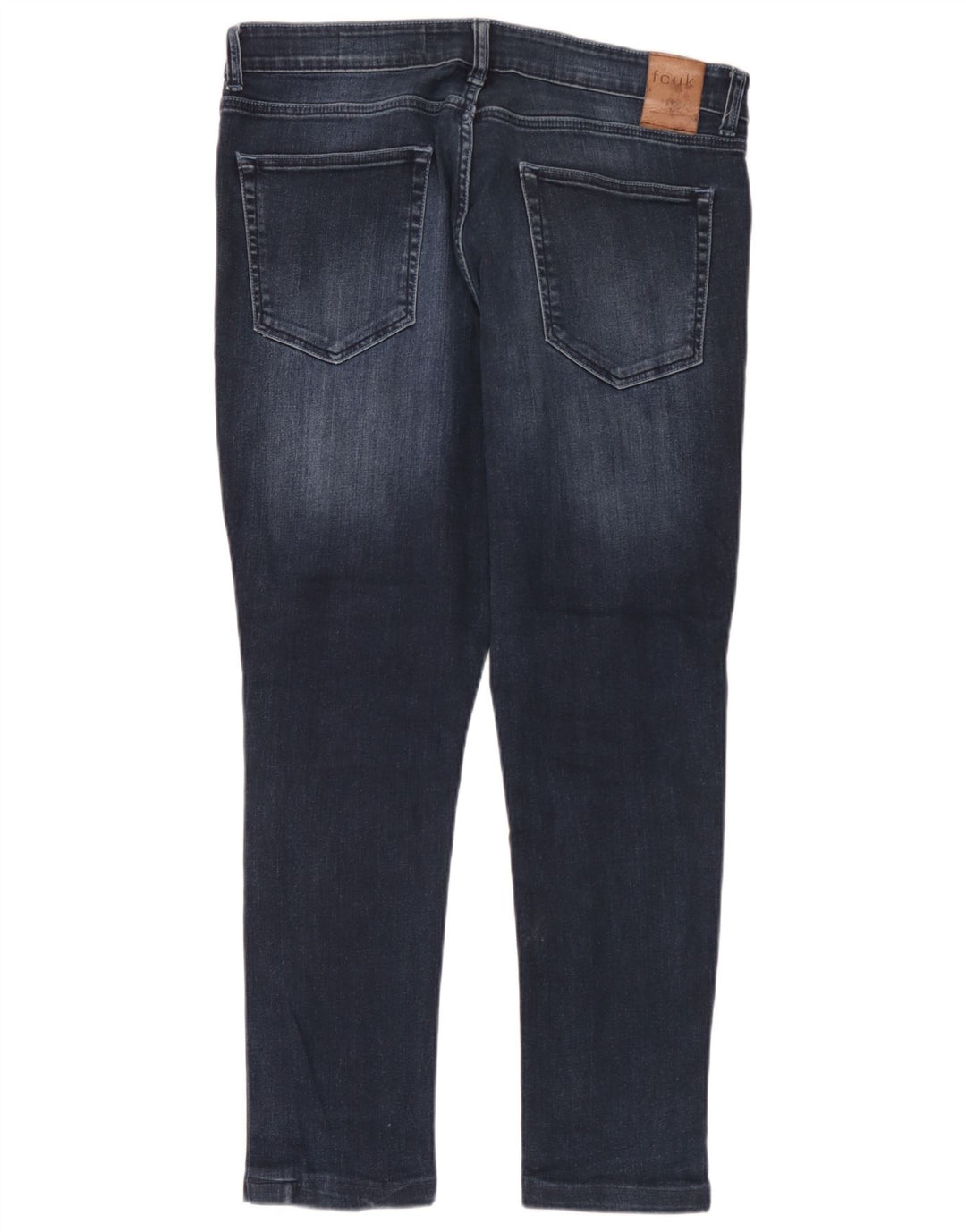 French Connection Herre Distressed Slim Jeans W36 L28 Marineblå Bomuld