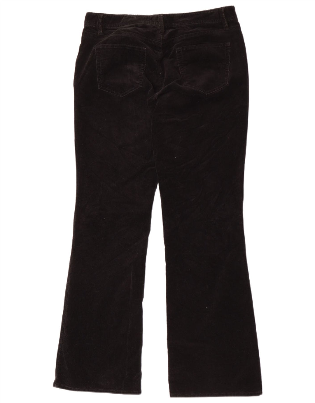 Eddie Bauer Dame Bootcut Corduroy Bukser US 8 Medium W30 L31 Sort