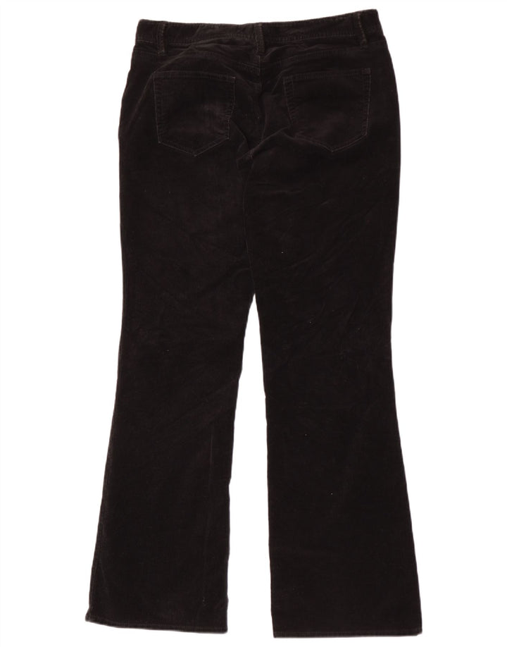 Eddie Bauer Dame Bootcut Corduroy Bukser US 8 Medium W30 L31 Sort