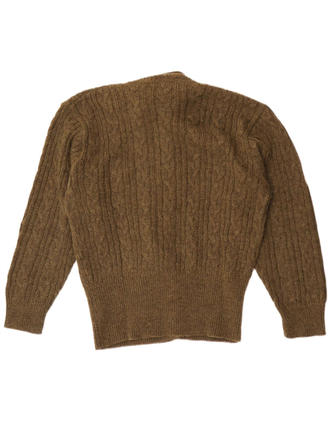 Weekend Dame dobbeltradet cardigan sweater UK 14 Medium Khaki