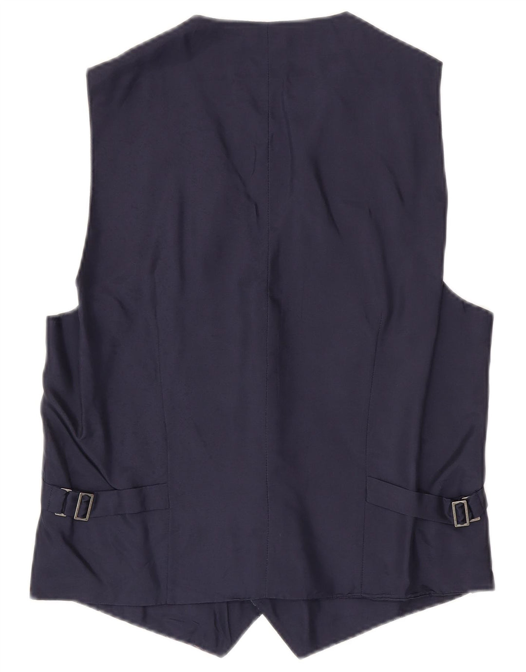 VINTAGE herrevest lille marineblå Paisley