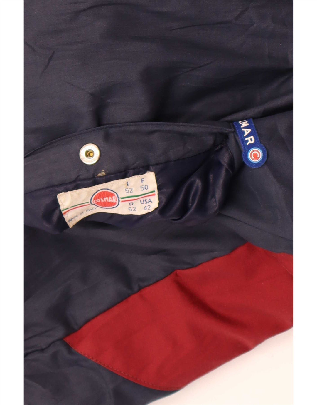 Colmar Herre grafisk vendbar jakke IT 52 XL Navy Blue Colourblock
