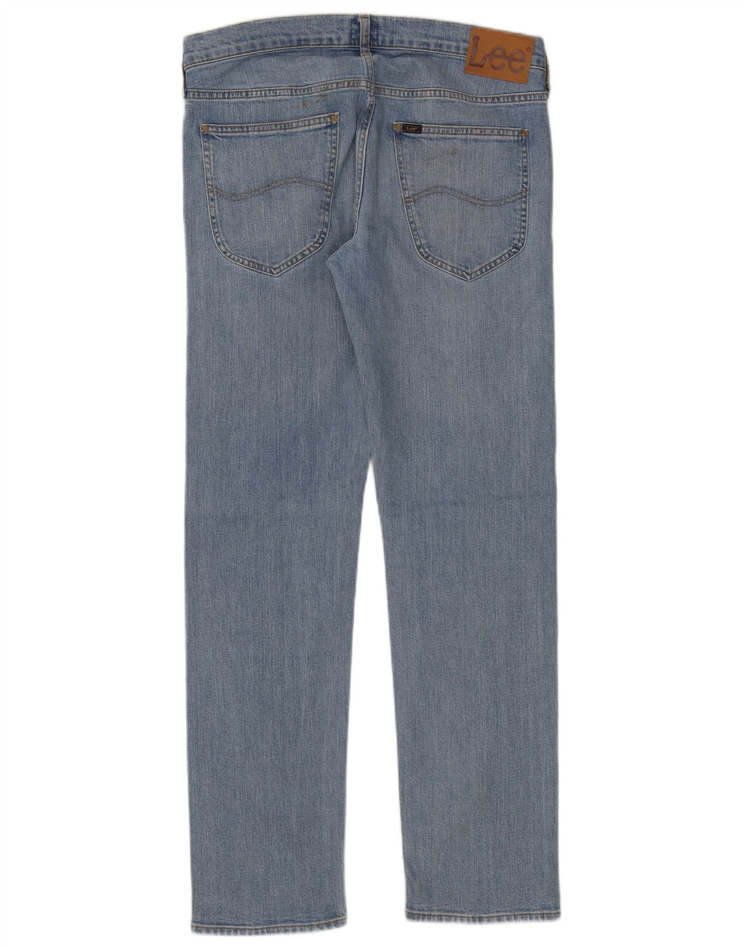 Lee Mens Daren Zip Fly Slim Jeans W32 L32 Blå Bomuld