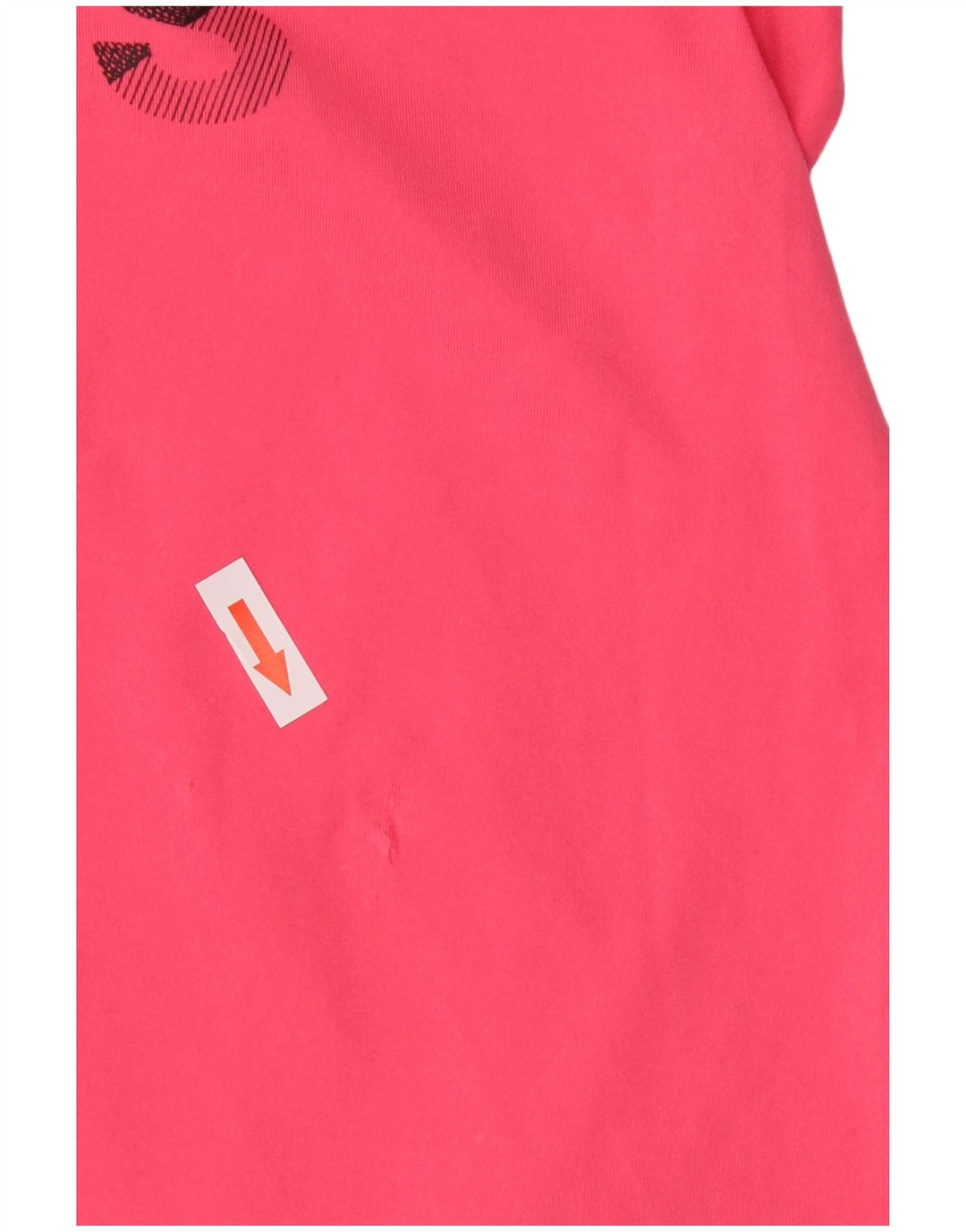 Adidas Grafisk T-Shirt Top UK 12/14 Medium Pink Polyester
