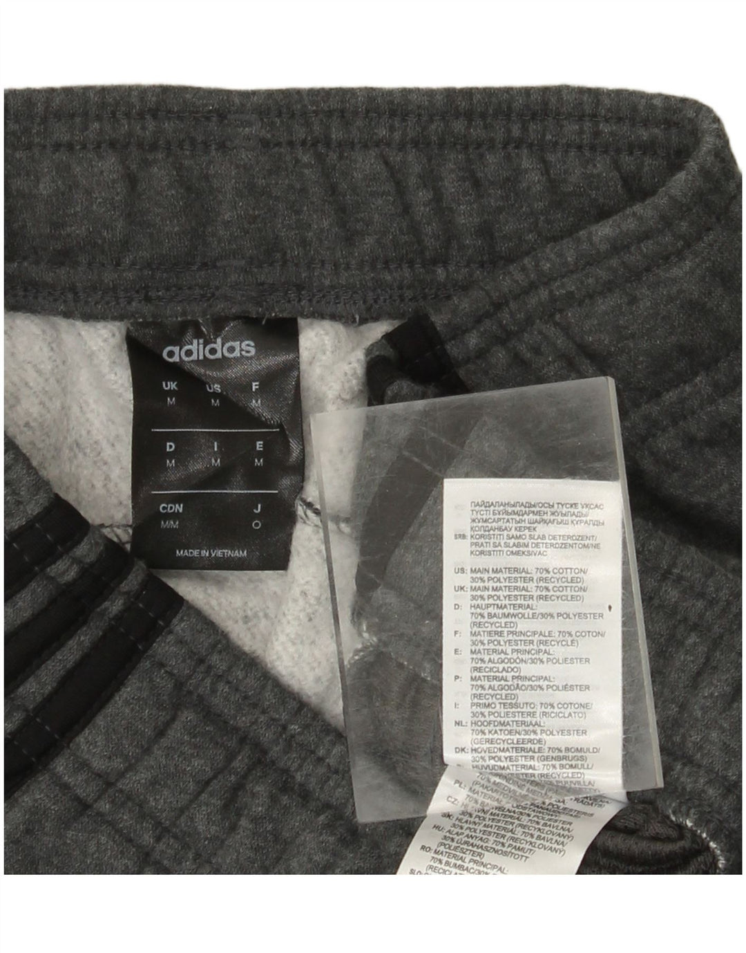 ADIDAS Træningsdragt til mænd Joggers Medium Grå Bomuld