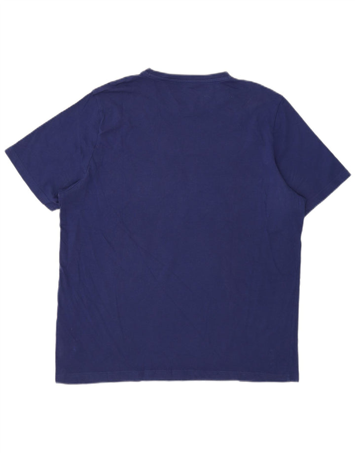 Puma Herre Grafisk T-Shirt Top Stor Blå