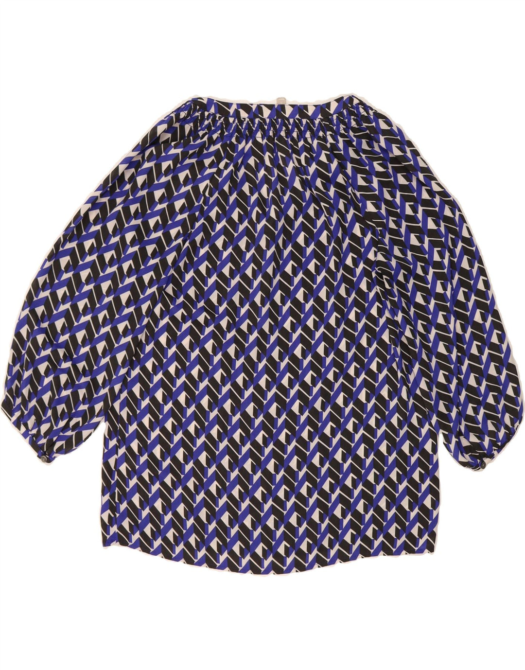 BANANA REPUBLIC Womens Petite Oversized Blouse Top UK 10 Small Blue Vintage Banana Republic and Second-Hand Banana Republic from Messina Hembry 