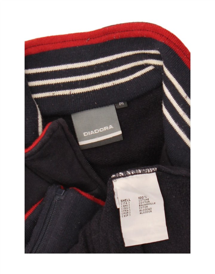 DIADORA Herre grafisk træningsdragt Topjakke Medium Navyblå Bomuld