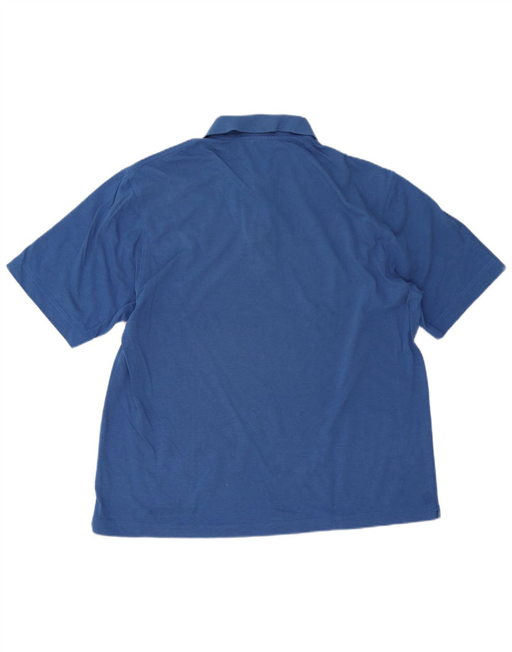 Lacoste Herre Polo Shirt Str. 7 2XL Blå Bomuld