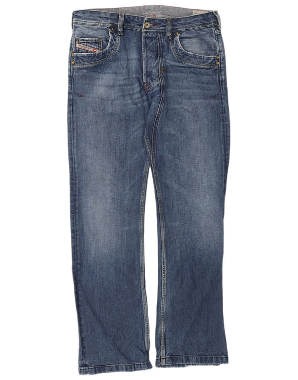 Diesel Herre Lemmen Bootcut Jeans W33 L32 Blå Bomuld
