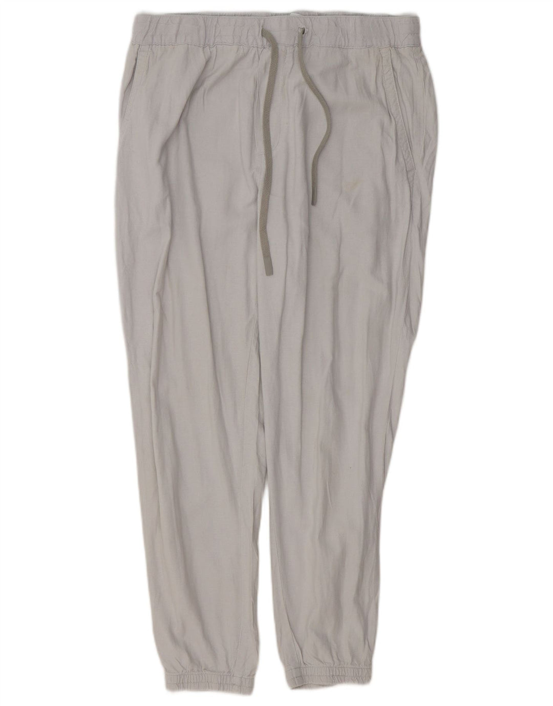 Zara Dame Joggers Chino Bukser Large W32 L28 Grå