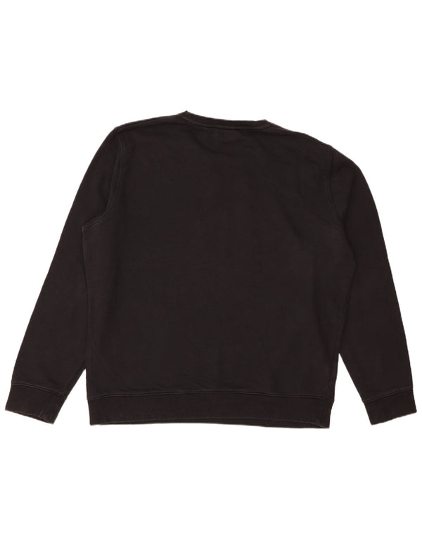 Lyle & Scott Mens Sweatshirt Jumper 2XL Black Cotton
