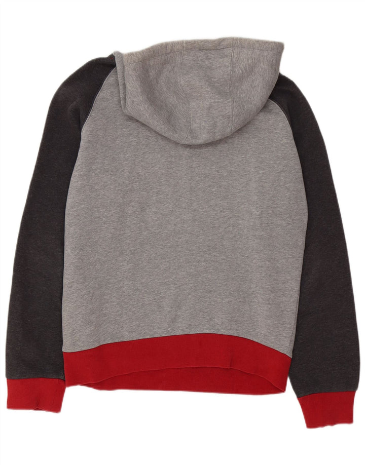 Quiksilver Herre hættetrøje Jumper Medium Grå Colourblock Bomuld