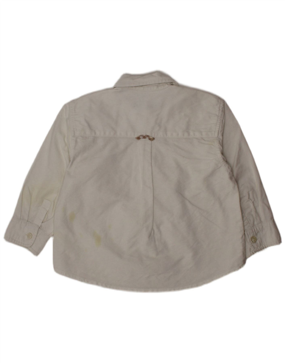 BURBERRY Baby drengeskjorte 18-24 måneder Hvid bomuld