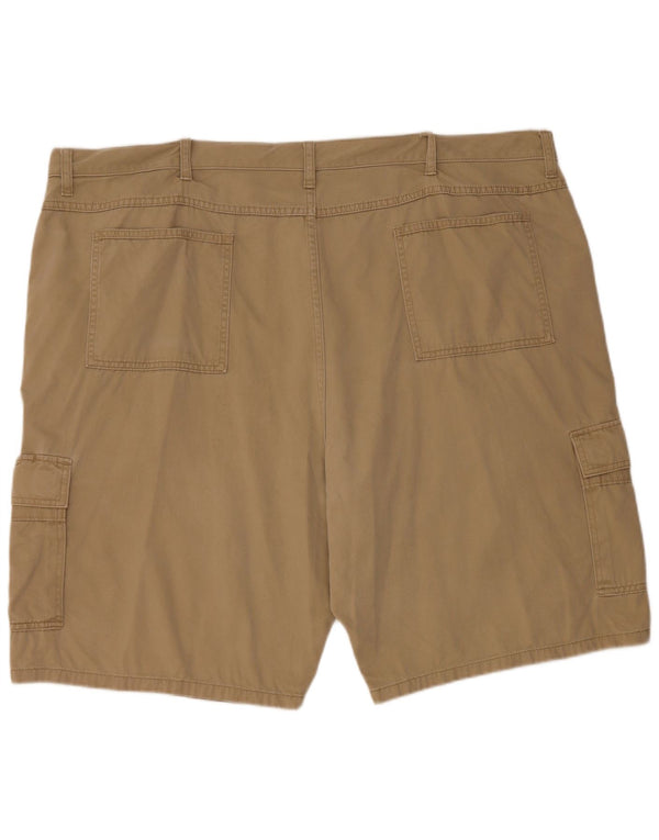 Wrangler Mens Cargo Shorts W46 3XL Beige Cotton