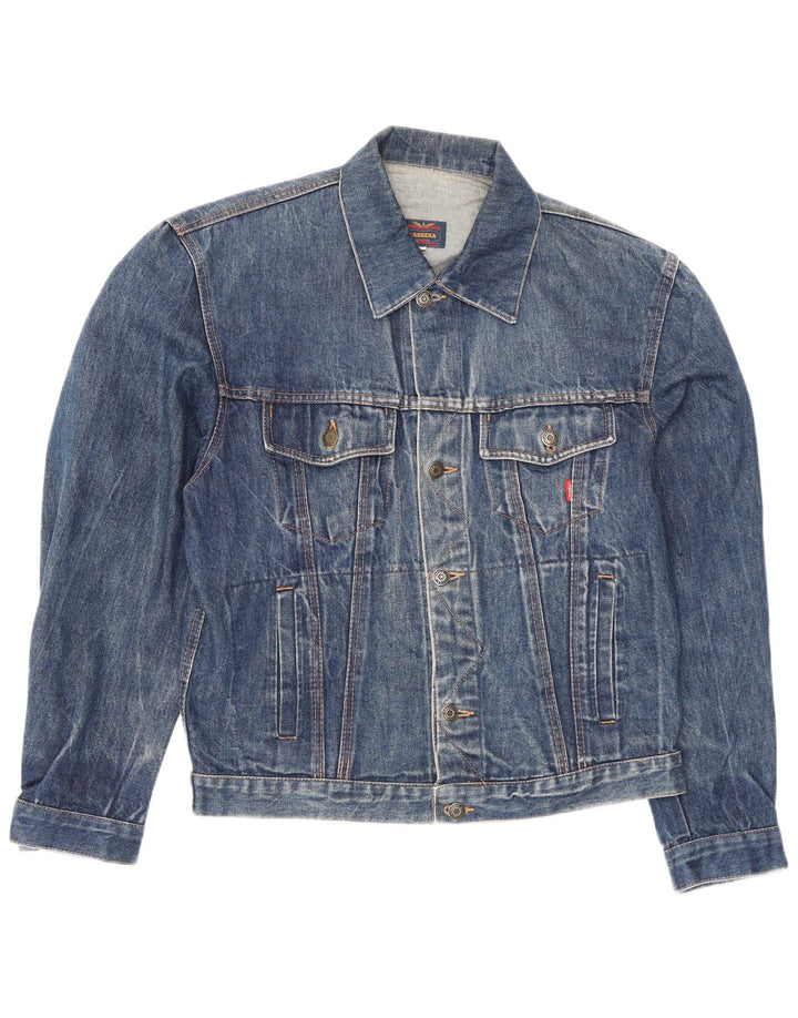 Carrera Herre denimjakke UK 40 Stor Blå Bomuld