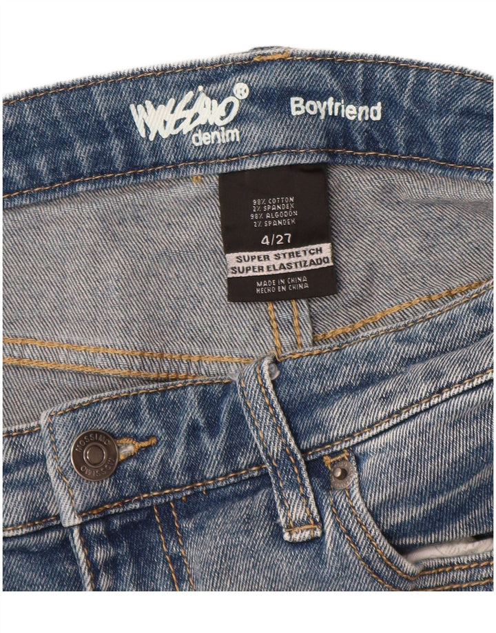 Mossimo Kvinde Kæreste Tapered Jeans US 4 Små W27 L30 Blå Bomuld