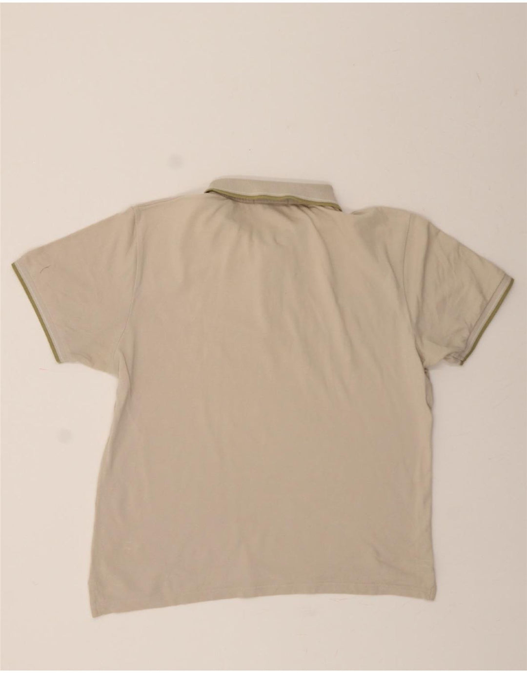 TRUSSARDI Mens Polo Shirt XL Beige Vintage Trussardi and Second-Hand Trussardi from Messina Hembry 