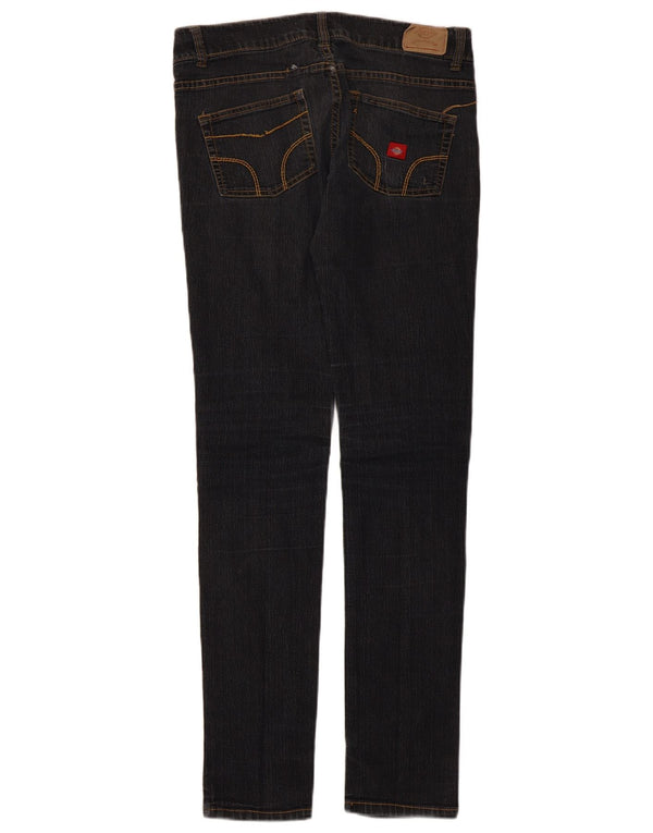 Dickies Kvinders Skinny Jeans US 5 Medium W30 L31 Sort Bomuld