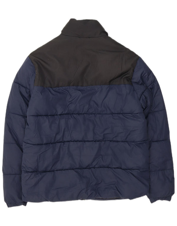 Jack & Jones Polstret Herrejakke UK 38 Medium Navy Blue Colourblock