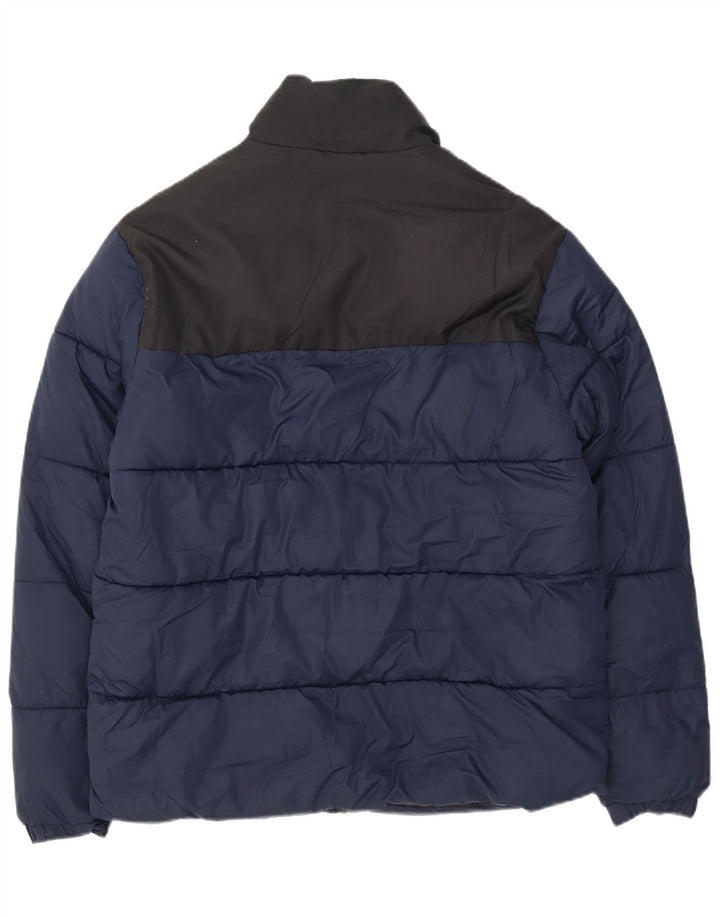 Jack & Jones Polstret Herrejakke UK 38 Medium Navy Blue Colourblock