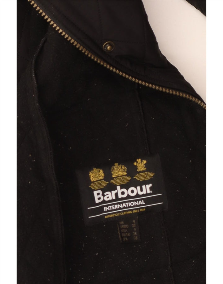 Barbour Quiltet jakke til kvinder UK 8 Lille sort polyester