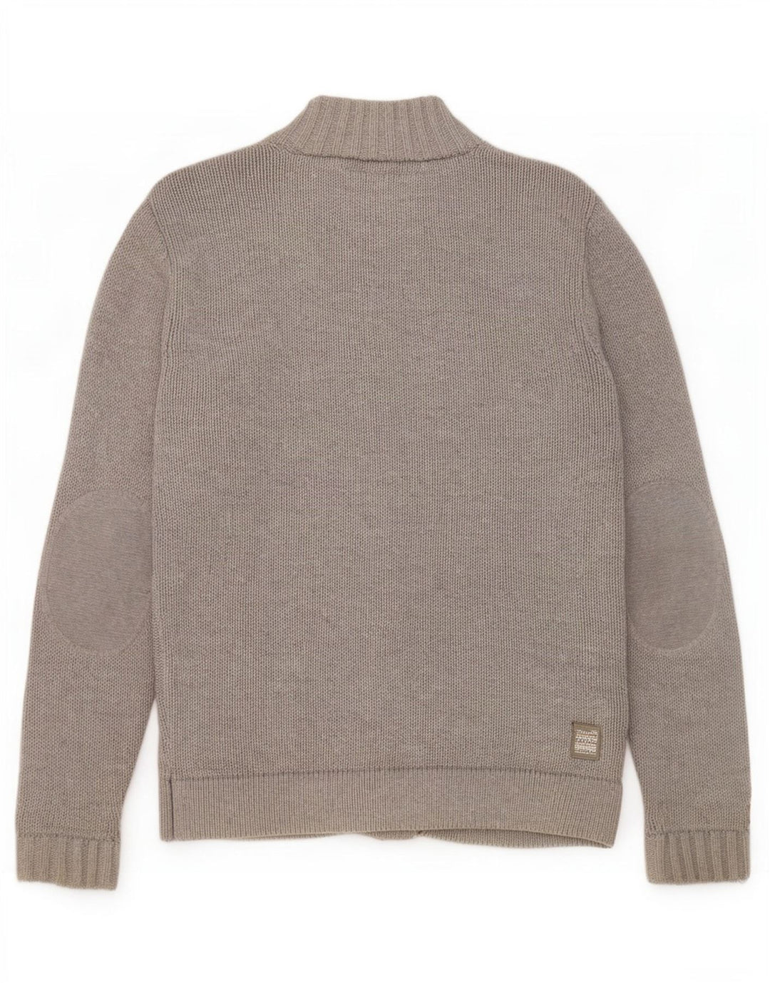 Jack & Jones herre cardigan sweater mellemgrå stribet bomuld