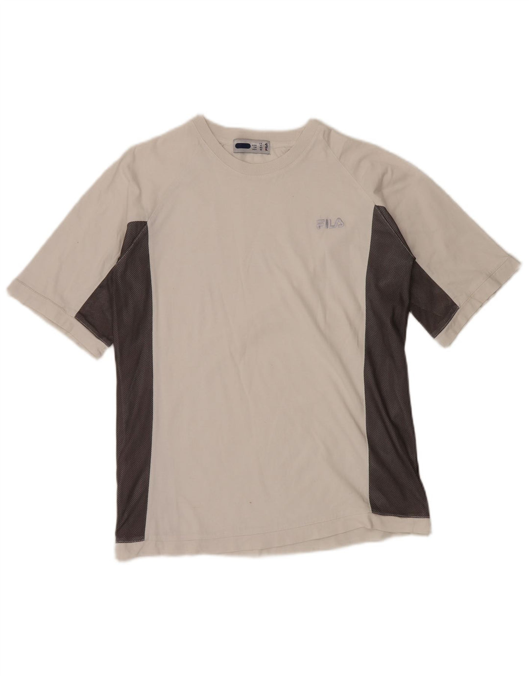 FILA T-shirt til drenge 13-14 år Hvid Colourblock Bomuld