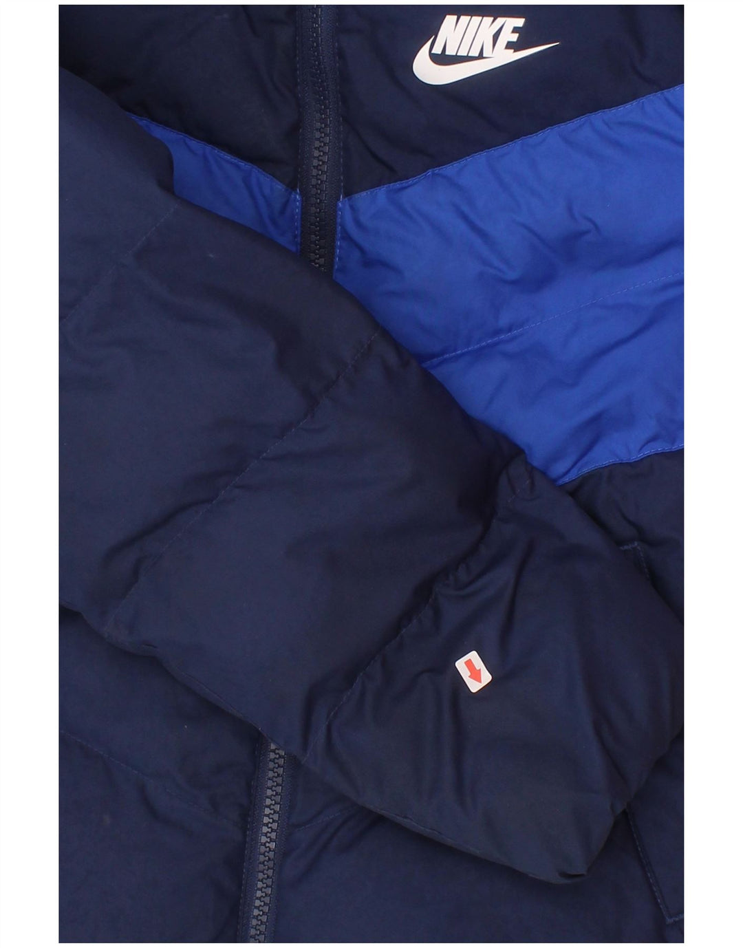 Adidas hættejakke til drenge 6-7 år XS Navy Blue Colourblock