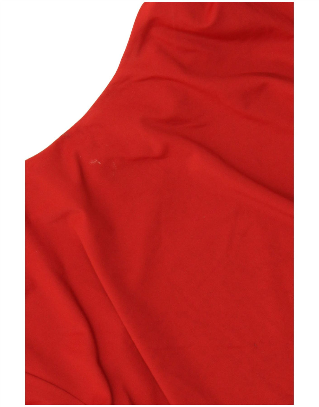 Zara Womens Crop Top Langærmet UK 8 Lille rød polyamid