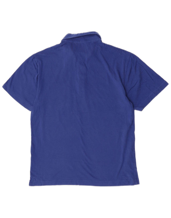 Penguin Heritage Heritage Slim Fit Polo Shirt Medium Blue Plettet Bomuld