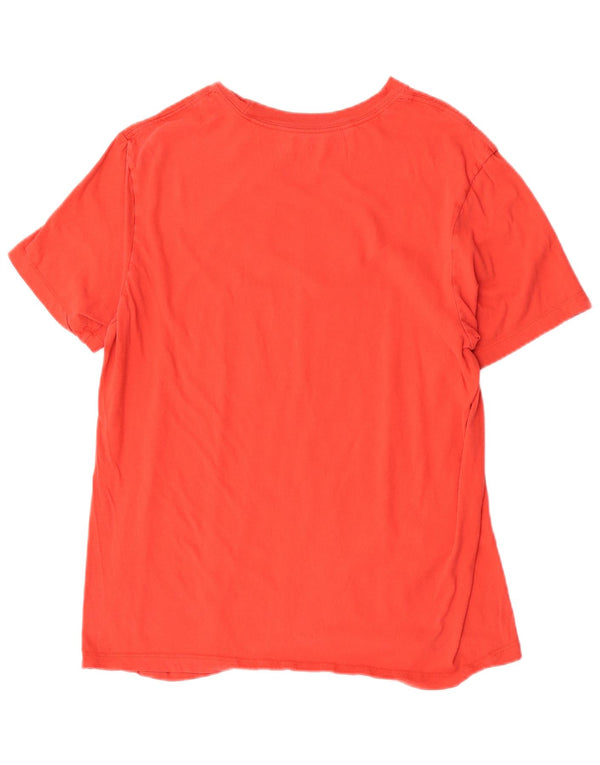 Nike grafisk t-shirt til mænd, medium rød bomuld
