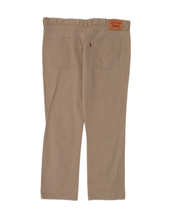 Levi's Herre 581 Straight Casual Bukser W40 L30 Beige Bomuld