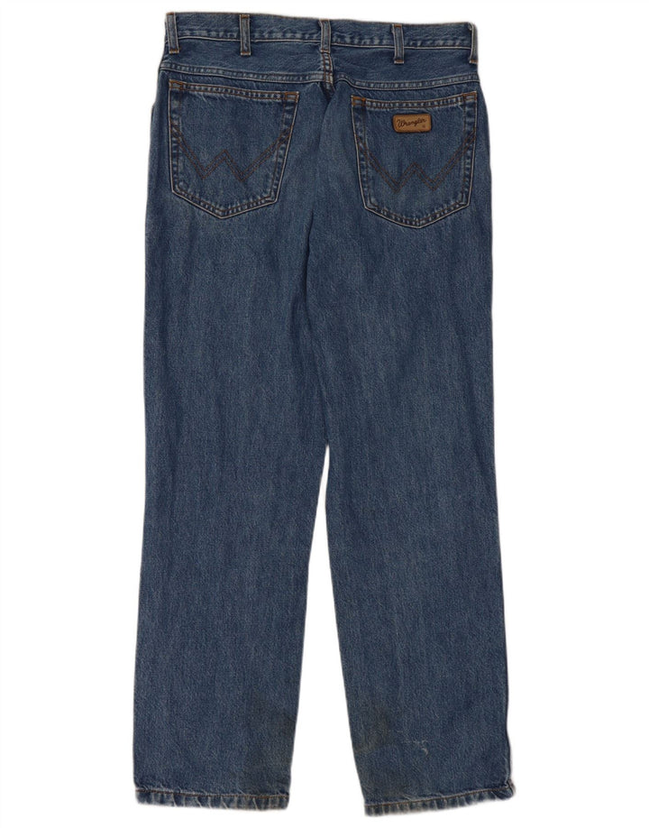 WRANGLER Herre Texas Straight Jeans W33 L30 Blå Bomuld