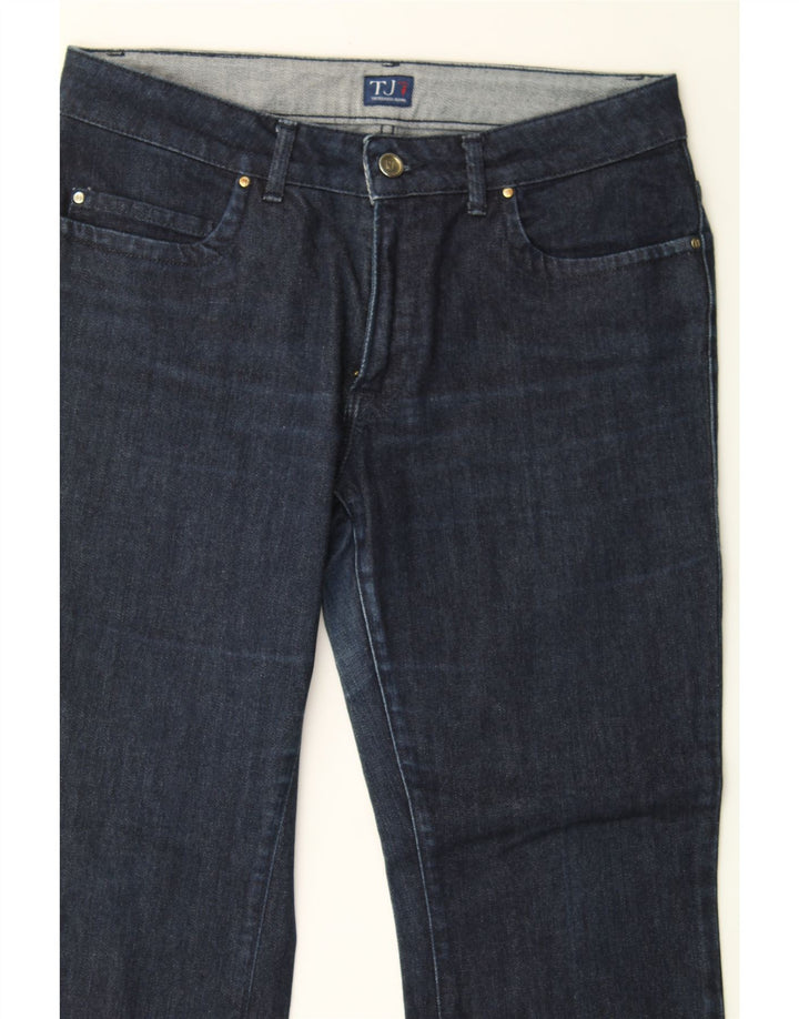 TRUSSARDI Womens Straight Jeans W29 L29 Navy Blue Cotton Vintage Trussardi and Second-Hand Trussardi from Messina Hembry 