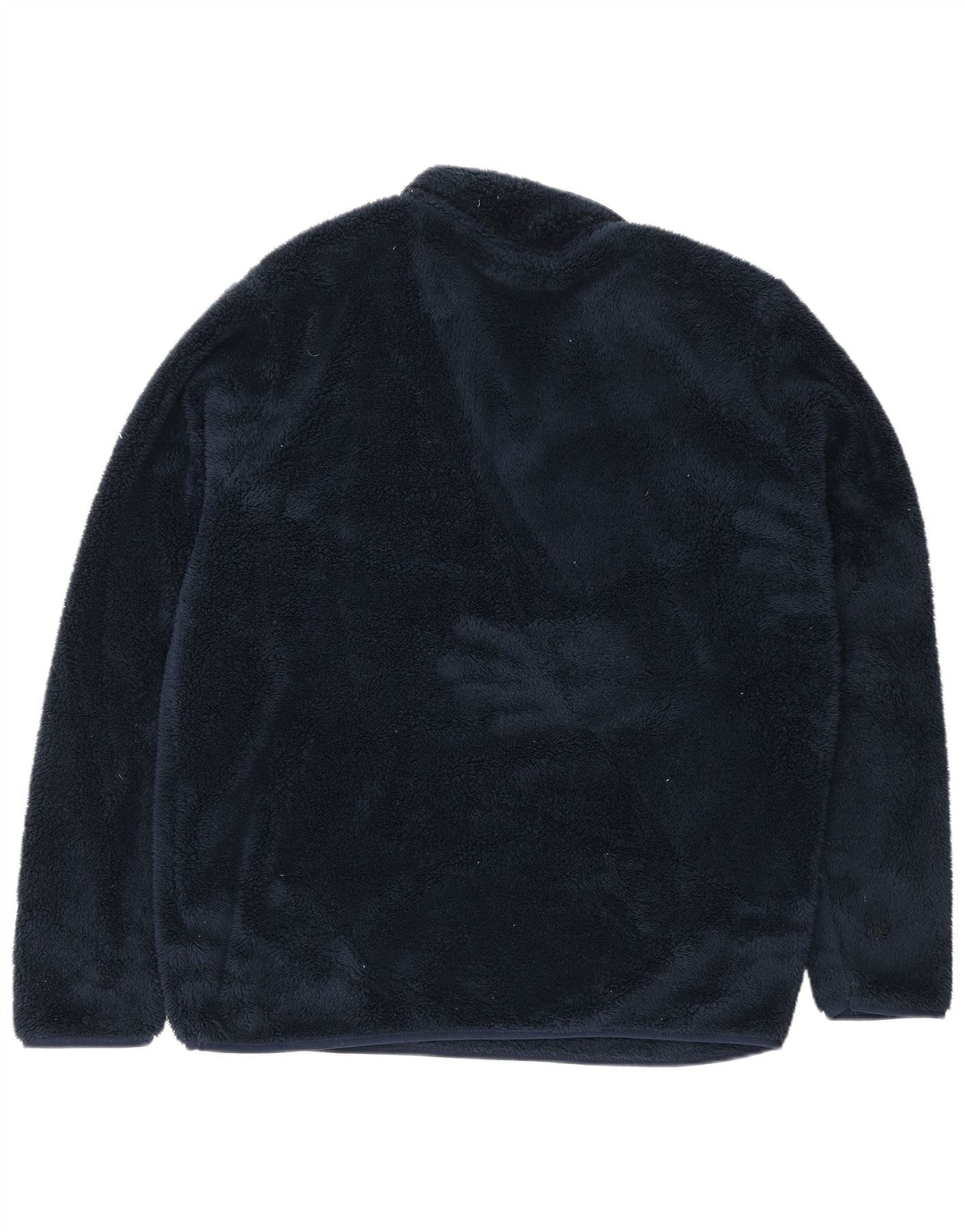 Mountain Warehouse Herre Zip Neck Fleece Jumper Large Navy Blue Polyester