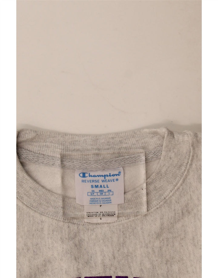 Champion Herre grafisk sweatshirt Jumper lille grå bomuld