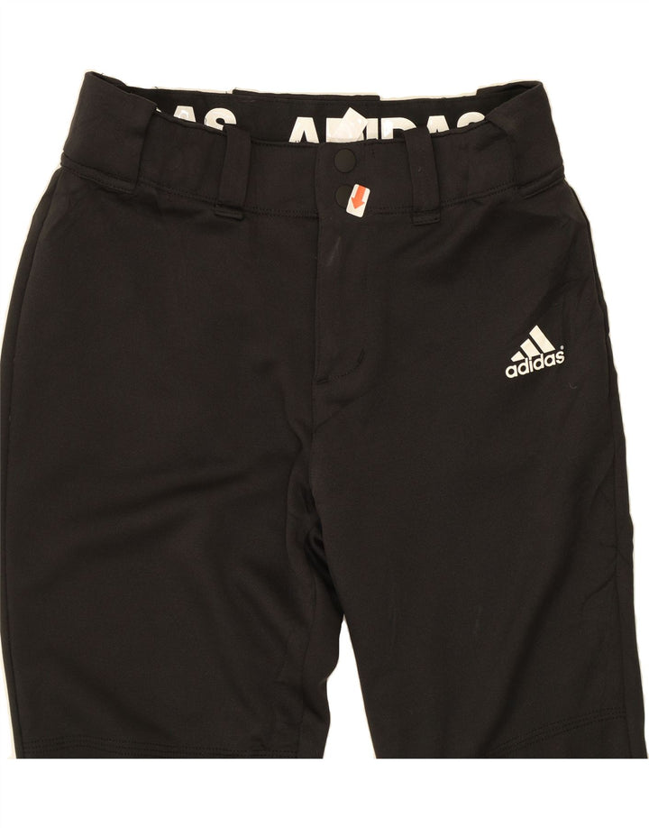 ADIDAS Womens Tracksuit Trousers Joggers UK 8/10 Small Black Polyester Vintage Adidas and Second-Hand Adidas from Messina Hembry 