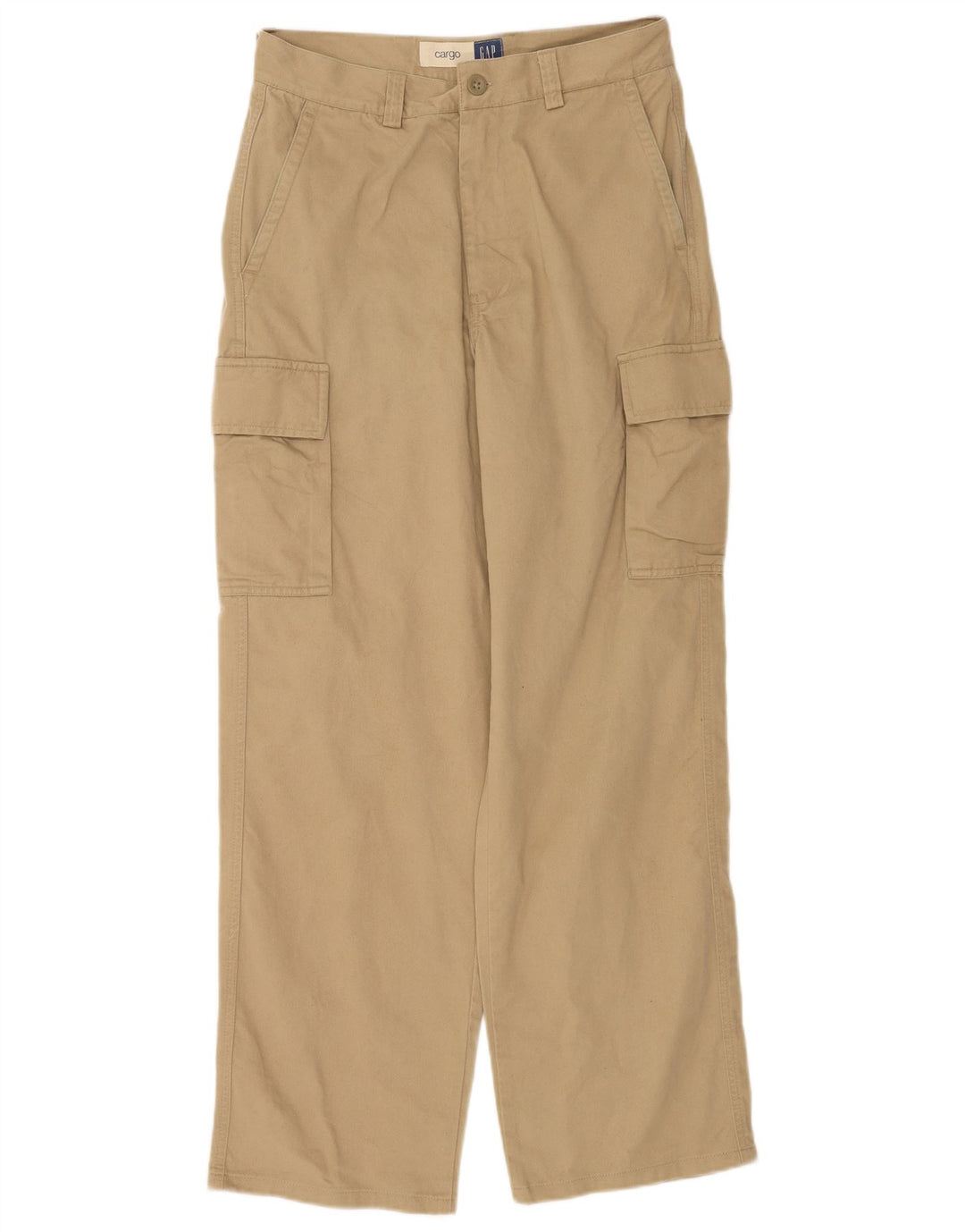Gap Herre Straight Cargo Bukser W30 L32 Beige Bomuld