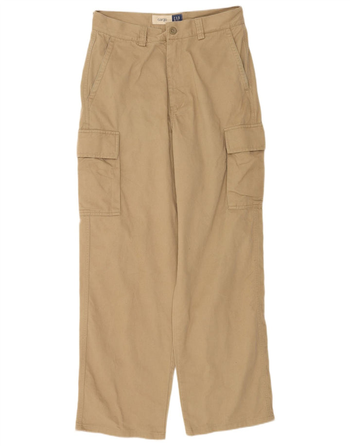 Gap Herre Straight Cargo Bukser W30 L32 Beige Bomuld
