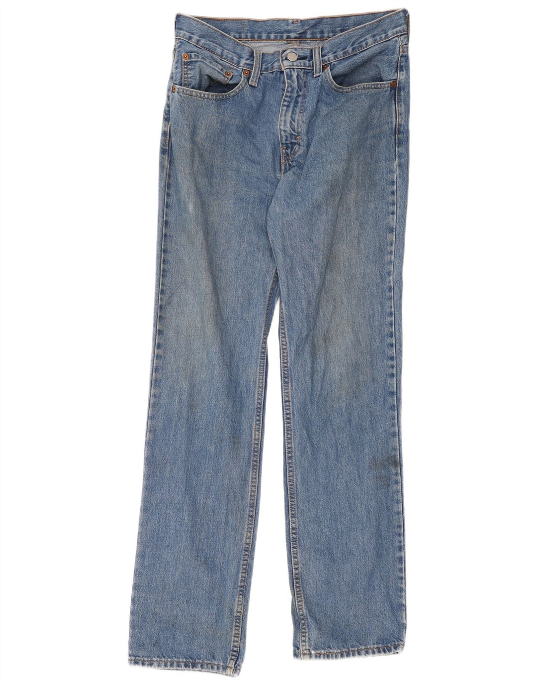 Levi's Herre 516 Straight Jeans W31 L32 Blå Bomuld