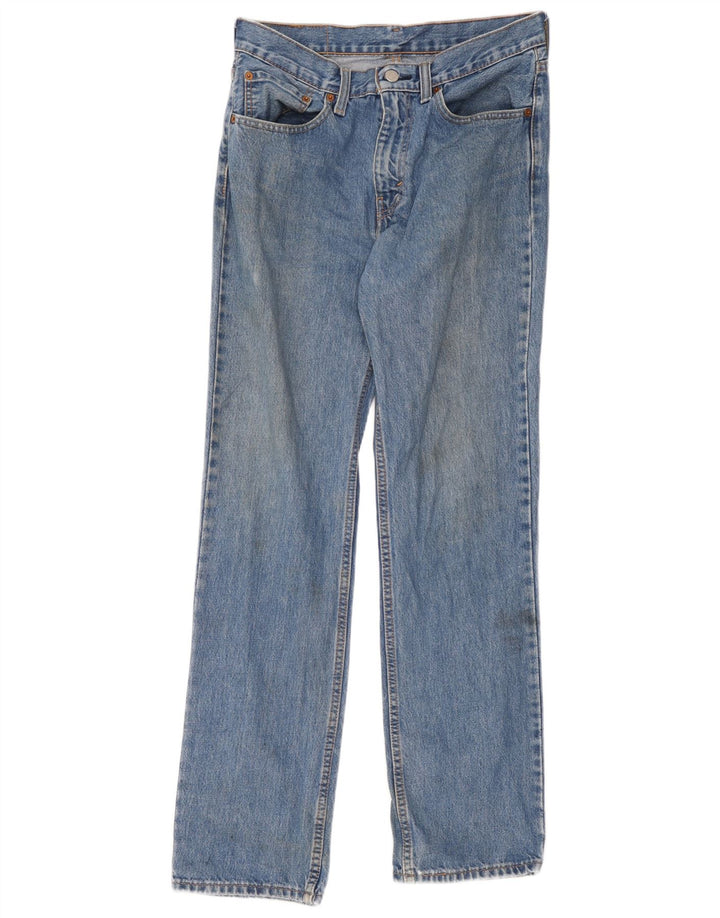 Levi's Herre 516 Straight Jeans W31 L32 Blå Bomuld