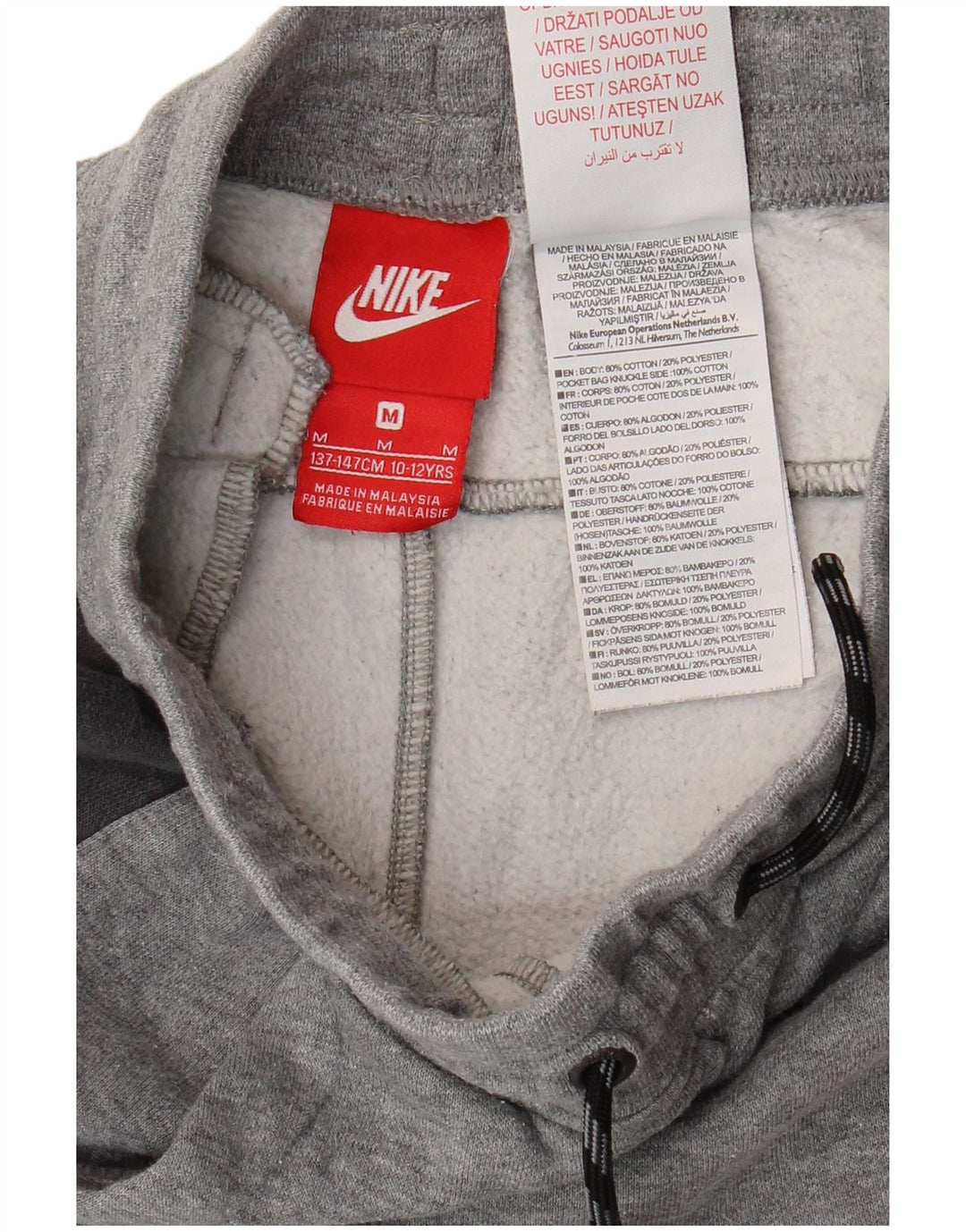 Nike Drenge træningsdragt Bukser Joggers 10-11 år Medium Grå Bomuld