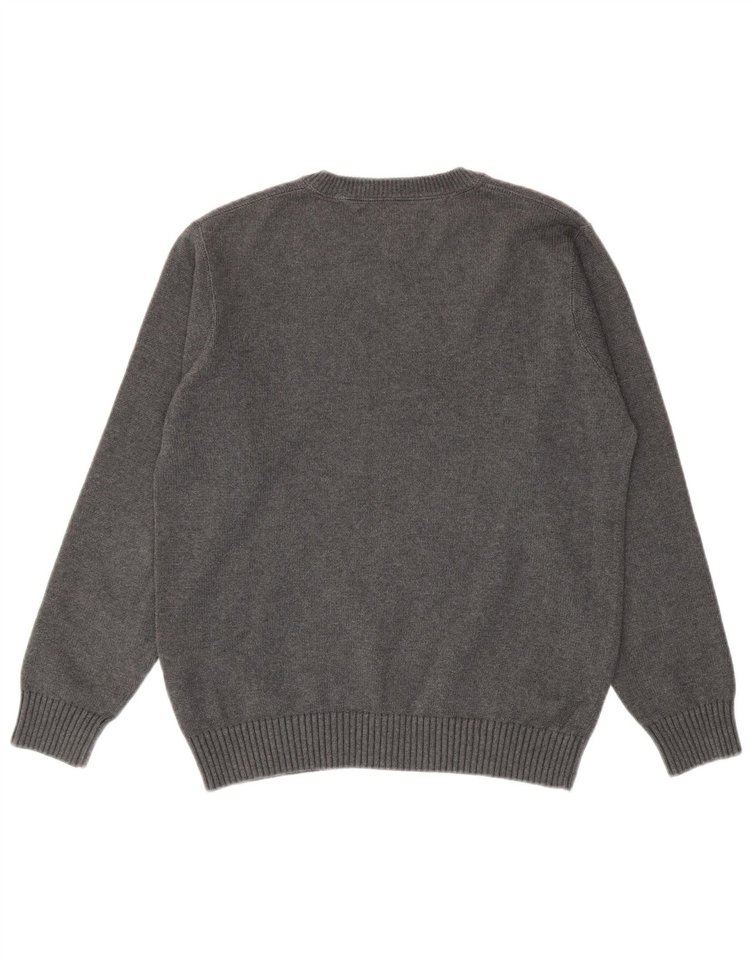 Tommy Hilfiger Herre Crew Neck Jumper Sweater Medium Grå Bomuld