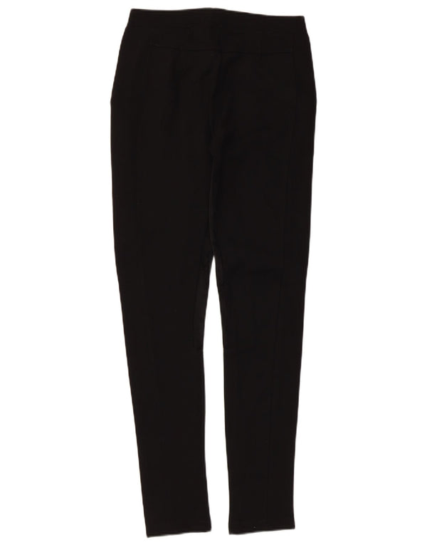 Zara Dame Skinny Casual Bukser Små W26 L27 Sort Viscose