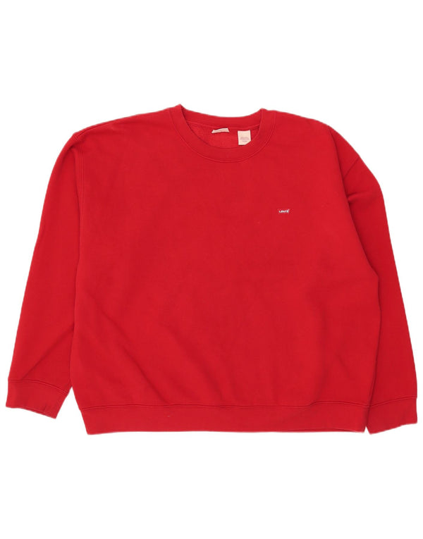 Levi's Herre Sweatshirt Jumper XL Rød Bomuld