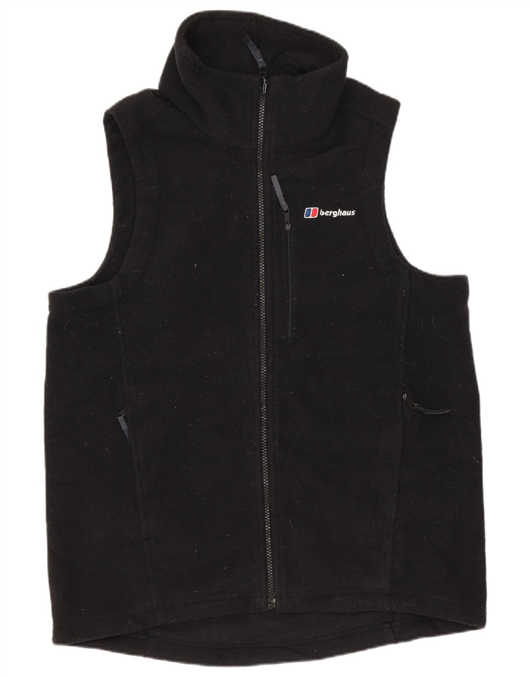 BERGHAUS Herre Fleece Gilet UK 36 Small Black Polyester